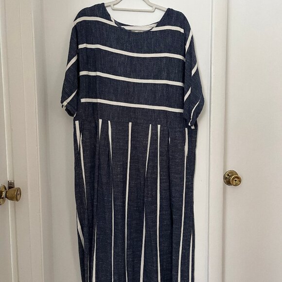 Ace & Jig Dresses & Skirts - Ace & Jig Blue Striped Dress (L)
